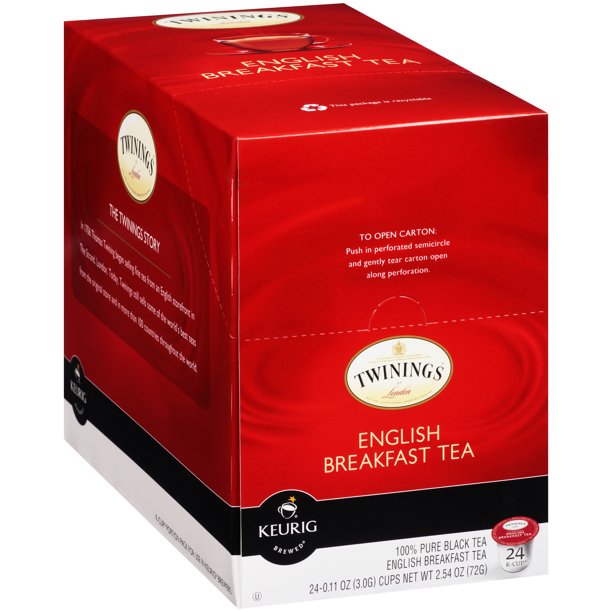Twinings of London English Breakfast Tea 24Count KCups Single Pack