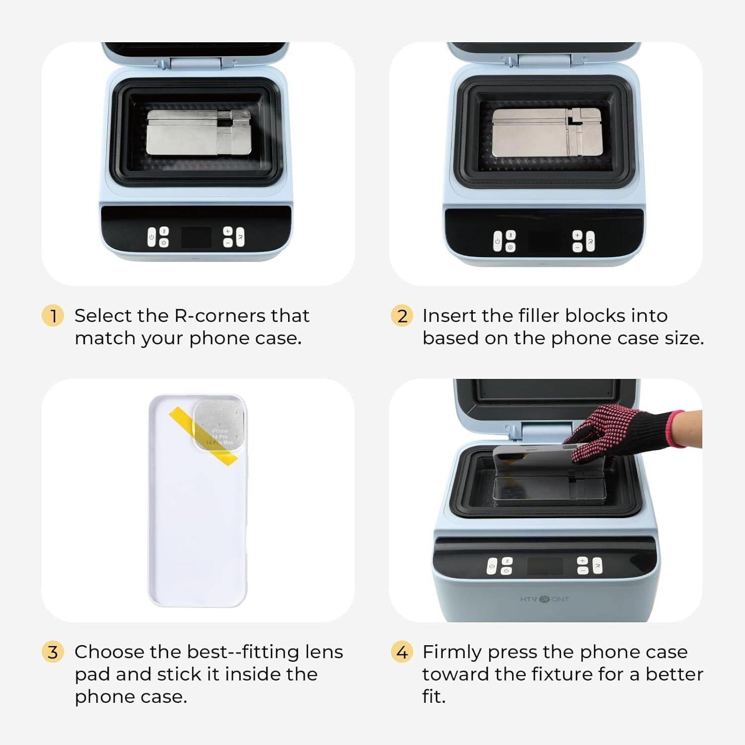 HTVRONT Adjustable Phone Case Fixture- Universal Aluminum Fixture Mold Compatible with Multiple Android - Durable for Heat Pressing, Preventing Deformation and Uneven Heating