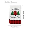 thumbnail image 3 of Christmas Kitchen Towels with Farmhouse Buffalo Plaid Design, Set of 6, Red and Black Holiday Prints, for Dish Drying and Home Decor, Tea Towels, 3 of 5