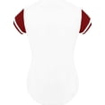 thumbnail image 2 of DIGITMON Women's Baseball Softball Jersey Button Down Premium Athletic T Shirts Uniform WHITERED, Medium, 2 of 3
