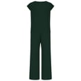 thumbnail image 5 of Gamivast Two Piece Outfits for Women Sleeveless Crew Neck Tank Top & Wide Leg Pants Lounge Sets Solid Elegant Summer Casual Daily Matching Sweatsuits, 5 of 7