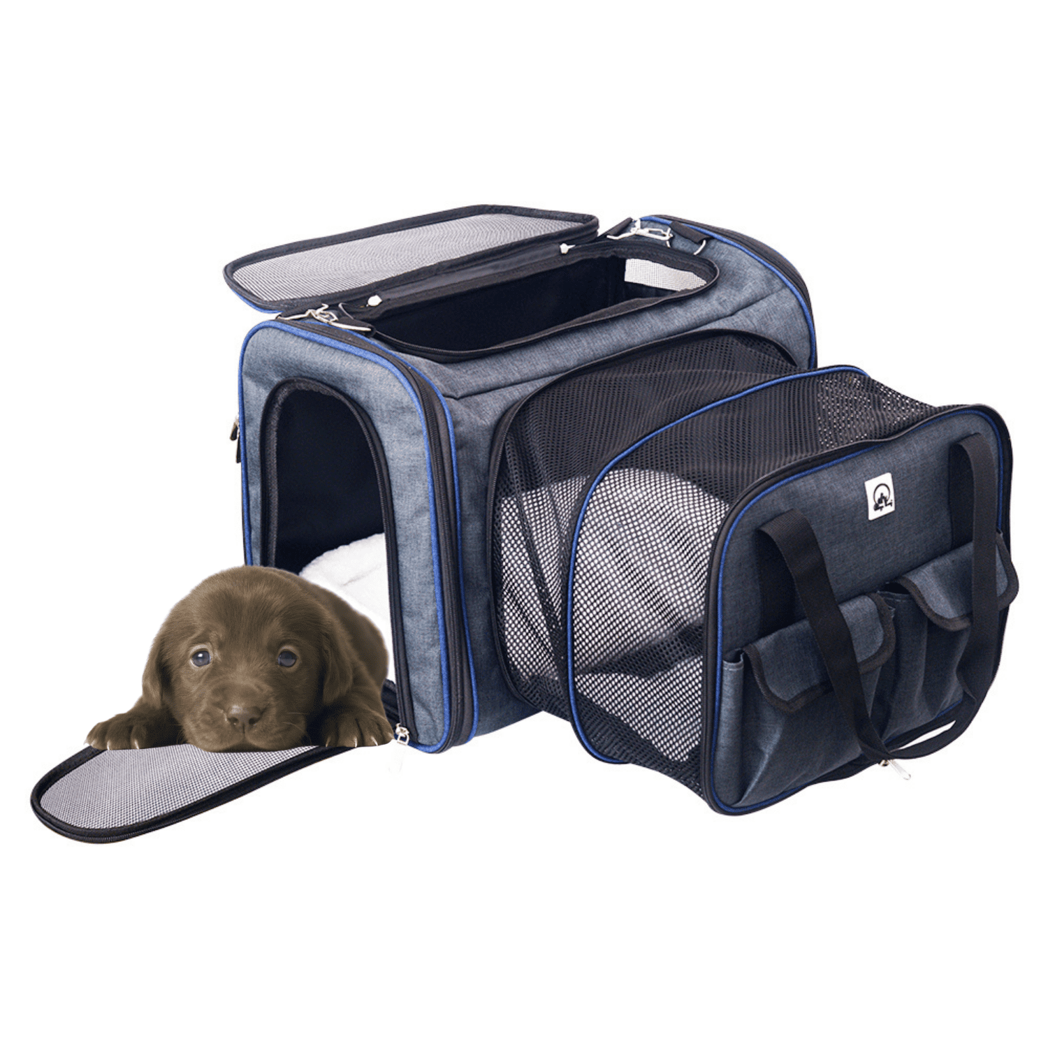 Cat Carrier MORPILOT® Extra Large Cat Bag with Water Bowl, Soft Sided Tsa  Airline Approved Cat Dog Carrier up to 20LB, Travel Puppy Carrier Cat