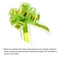 thumbnail image 4 of 12pcs 8" Extra Large Pull Bow Metallic Gift Wrapping Bows Ribbon Organza Light Green for Wedding Baskets Presents, 4 of 6