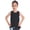 Black, variant on CHICTRY Girls Casual Split Back Tank Top Solid Color Sleeveless Camisole Sports Vest Tops Black 6