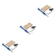 thumbnail image 4 of Tholdsy Suministros de actualización de biela de 6 piezas Piezas de vehículos controladas ajustables Reemplazo de montaje de automóviles dorado 3piezas, 4 of 6