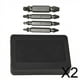 thumbnail image 1 of 2x Extractor de Tornillos de Salida Rápida de Brocas Kit Extractor de Tornillos de Fácil Extracción Extractores de Pernos Herramientas de - 3105 4 Pi 2 piezas, 1 of 8