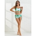 thumbnail image 5 of DARING DIVA Adjustable Spaghetti Straps Strappy Bikini Swimsuits XS Green, 5 of 6