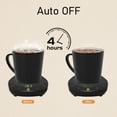 thumbnail image 3 of Coffee Mug Warmer Auto Shut Off for Desk, 3 Temperature-Controlled Smart Cup Warmer, Electric Tea & Espresso Beverage Warmers for Heating Coffee, Tea, Water, Milk (Black - 14oz), 3 of 9