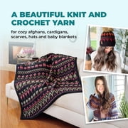 Mary Maxim Prism Yarn, Soft Acrylic DK Variegated Yarn 3.5 oz Skein 290 Yards, Autumn Mist