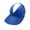 Blue, variant on HONHUZH Summer Hats Womens Open Top Sun Visor Hat Wide Brim Ponytail Hole Outdoor Summer Cap