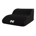 thumbnail image 2 of lionlar Dog Stairs for Sofa Bed, 2 Steps Pet Stairs, Easy Climb Dog Ramp Steps, Washable Black, 2 of 9