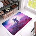 thumbnail image 3 of MKHERT Funny 3D Astronaut Encountering Butterfly in Alien Landscape Doormat Rug Home Decor Floor Mat Bath Mat 30x18 inch, 3 of 3