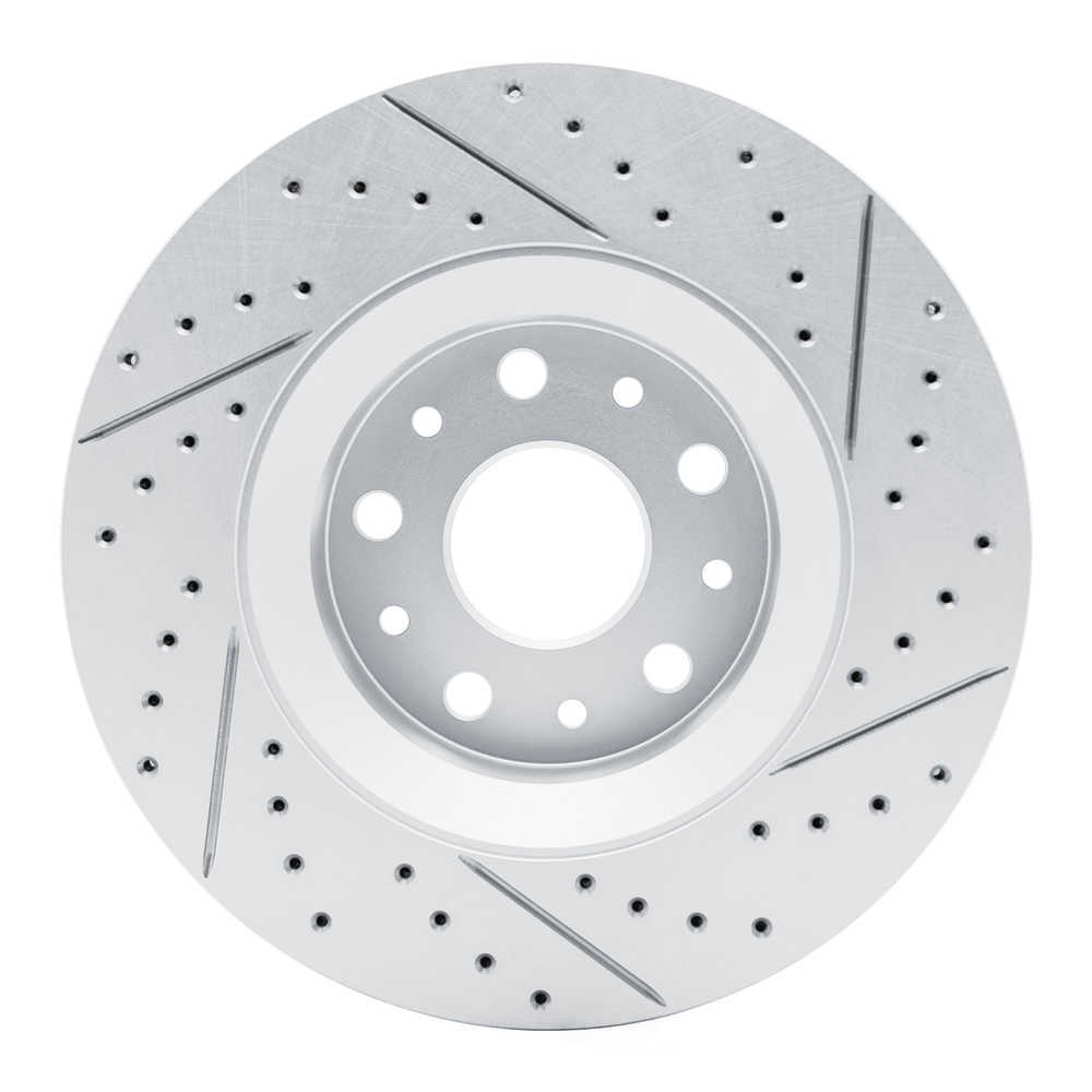 Dynamic Friction Company 830-42038L DFC Geoperformance Rotor - Drilled and Slotted