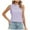 Purple, variant on Women's Summer New Round Neck Circle Sleeveless Printed Casual Tank Top T Shirt Casual Summer,Green S