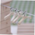 thumbnail image 4 of CIMAXIC 10Pcs Tiny Sweater Wood Hanger Wooden Metal Assorted Color for Micro Landscape Accessory, 4 of 8