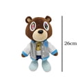 thumbnail image 3 of 26cm Kawaii Kanye Dropout Bear Teddy Bear Plush Toys Kanye West Graduation Soft Stuffed Home Room Decor Birthday Gift, 3 of 5