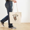 thumbnail image 4 of CafePress - Love Audiology Tote Bag - Unisex Canvas Tote Bag, Beige, 1-Piece, 4 of 7