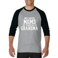 thumbnail image 1 of Artix - Mens Raglan Sleeve Baseball T-Shirts, up to Size 3XL - Promoted to Grandma, 1 of 4