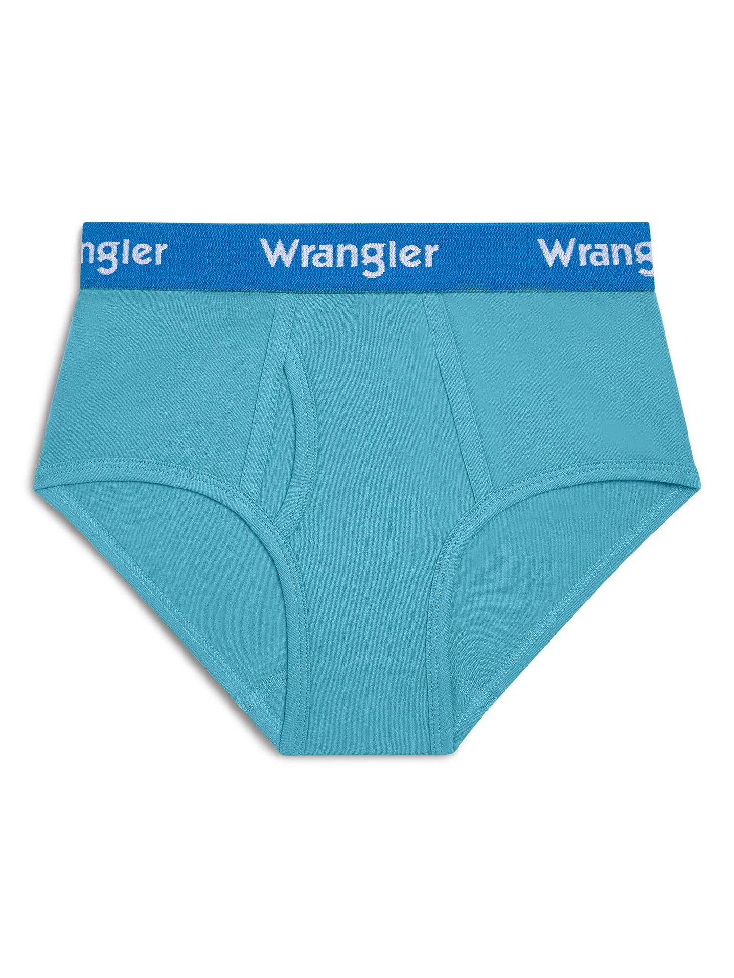 Wrangler Boys' Cotton Briefs, Soft Boys Underwear w/ 4-Way Stretch, XL, 5-Pack