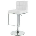 thumbnail image 1 of Alex Contemporary Adjustable Barstool - White, 1 of 2