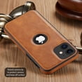 thumbnail image 4 of Funda de cuero PU de lujo para teléfono, carcasa trasera delgada para iPhone 14 pro max 13 Pro max 11 12 Pro Max XR XS Max X 7 Plus, 4 of 4