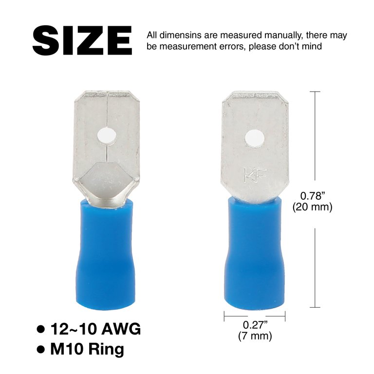 EverStart 6-Piece Slide Wire Connectors, Blue, UL - Walmart.com