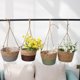 thumbnail image 4 of Colgador de plantas for interior, cesta colgante con cuerda y forro impermeable, macetero tejido for colgar, 4 of 7