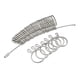thumbnail image 5 of Riwesomey Aluminium Alloy Ring Measurement Loop Portable Measuring Accessories 0-13mm Smooth Anti-rust Sizer Anti-corrosive Tool 2piezas, 5 of 6