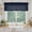 Navy Blue, variant on MKHILL 42x84 Ivory Crushed Sheer Curtains 2 Panels Set, 84 Inch Long Light Filtering Voile Drapes for Living Room Bedroom, Rod Pocket Semi Sheer Window Panels, Each 42"Wx84"L