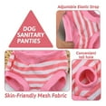 thumbnail image 2 of PUMYPOREITY Dog Cotton Sanitary Panties, Washable Physiological Dog Pants, Pet Underwear Diaper, Breathable Sanitary Panties for Teddy Bulldog, 2 of 9
