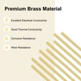 thumbnail image 2 of Uxcell 10-Pack Solid Brass Rod, 0.7x300mm Knife Handle Pins Material H62 Brass Round Stock for Knife Making Supplies, 2 of 7