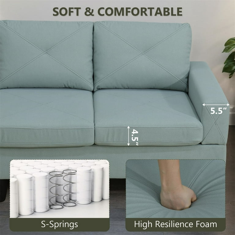 Aukfa AK-FS03-076 6-Seater L Shaped Sectional Sofa - Walmart.com