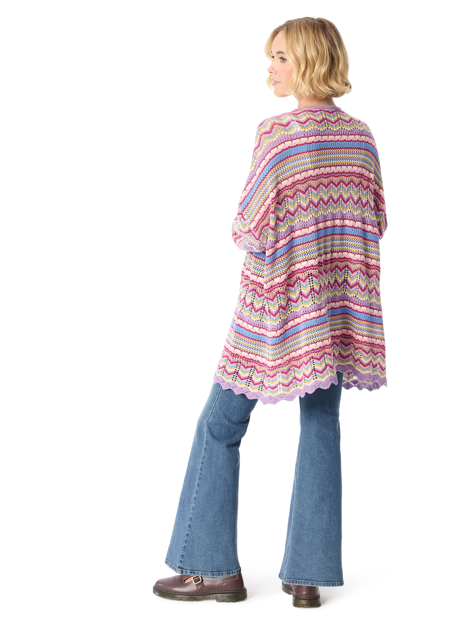 Jessica Simpson Women's and Women's Plus Kayla Long Cardigan, Sizes S/M-3X/4X