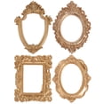 thumbnail image 1 of Miangastore 4 Pcs Cadres Photo Accessoires Cadres Photo Décoratifs en Résine Cadres Photo Rétro, 1 of 8