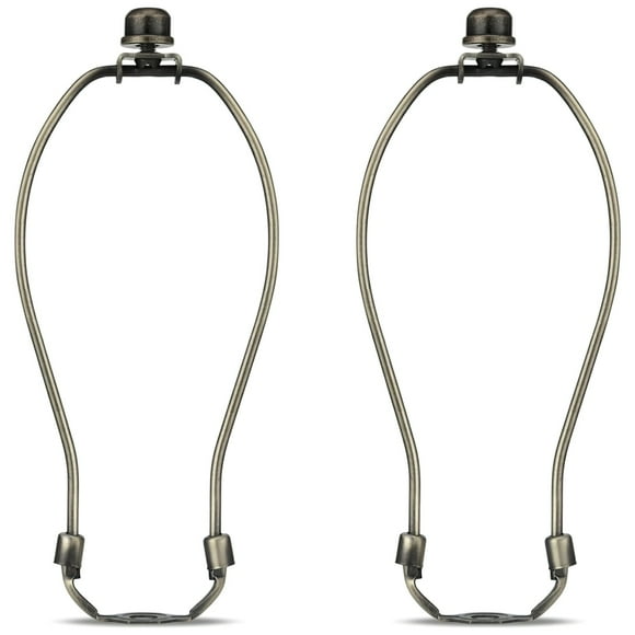 8-In Lamp Shade Holder with E26 UNO Set, Metal U-Shaped Design, Versatile for Table and Floor Lamps, Sturdy and Quality