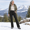 Black- New Versione-8, variant on Ski Pants Women Waterproofulated Snow Soft Shell