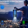 Rechargeable Bug Zapper Outdoor, Mosquito Zapper Rechargeable, Cordless