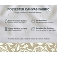 thumbnail image 5 of Soimoi Upholstery & Outdoor Fabric By 5 Yard - Floral Print - 56" Wide Water-Repellent Cloth for Furniture, Bags & Patio Projects - Beige, 5 of 7