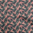 thumbnail image 1 of oneOone Velvet Black Fabric Leaves Craft Projects Decor Fabric Printed By The Yard 58 Inch Wide, 1 of 5