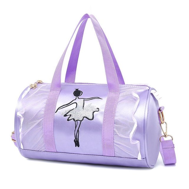 Bolso lindo de la danza del ballet bolso de la danza del vestido de KidsTutu, bolso impermeable personalizado de las muchachas bolso de lona del ballet