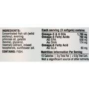 EQUAZEN PRO Fish Oil for Kids - Clinically Tested to Improve Focus, Learning + Behavior in Children, Teens - DHA / EPA Omega-3 + Omega-6 Supplement for Brain Support* (90 Softgels / 30 Servings)
