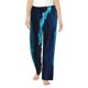 thumbnail image 1 of Fotbe Blue Marble And Gold Pantalones de Pijama para Mujer, Pantalones de Dormir, Pantalones Pj con Cordón y Bolsillos-Large, 1 of 6