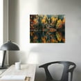 HENGT Large Nature Landscape Prints Canvas Wall Art Autumn the Lake