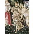 thumbnail image 2 of Botticelli, Sandro 11x14 White Modern Wood Framed Museum Art Print Titled - La Primavera - Detail, 2 of 4