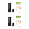 thumbnail image 4 of Sidaley Timbre de vídeo compatible con el hogar inteligente con control inalámbrico y timbre inalámbrico con alarma fuerte para el hogar M8 M8+batería+cable USB 2piezas, 4 of 6