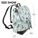 thumbnail image 2 of Fotbe Winter Wonderland Light Blue Mochila Bolso con Estampado para Mujer, Mochila Antirrobo de Nylon Impermeable, Bolsa Ligera de Hombro, 2 of 4