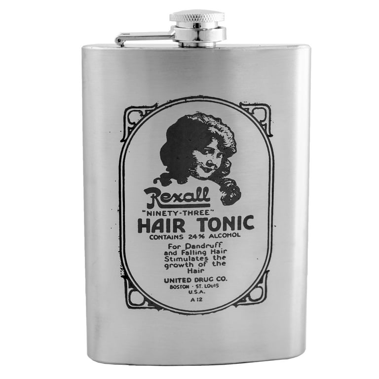 8oz BLACK Bounty Hunter Flask
