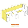 thumbnail image 5 of Commercial Office Furniture 53H 2pack Bullpen Powered Cubicles, 5 of 5