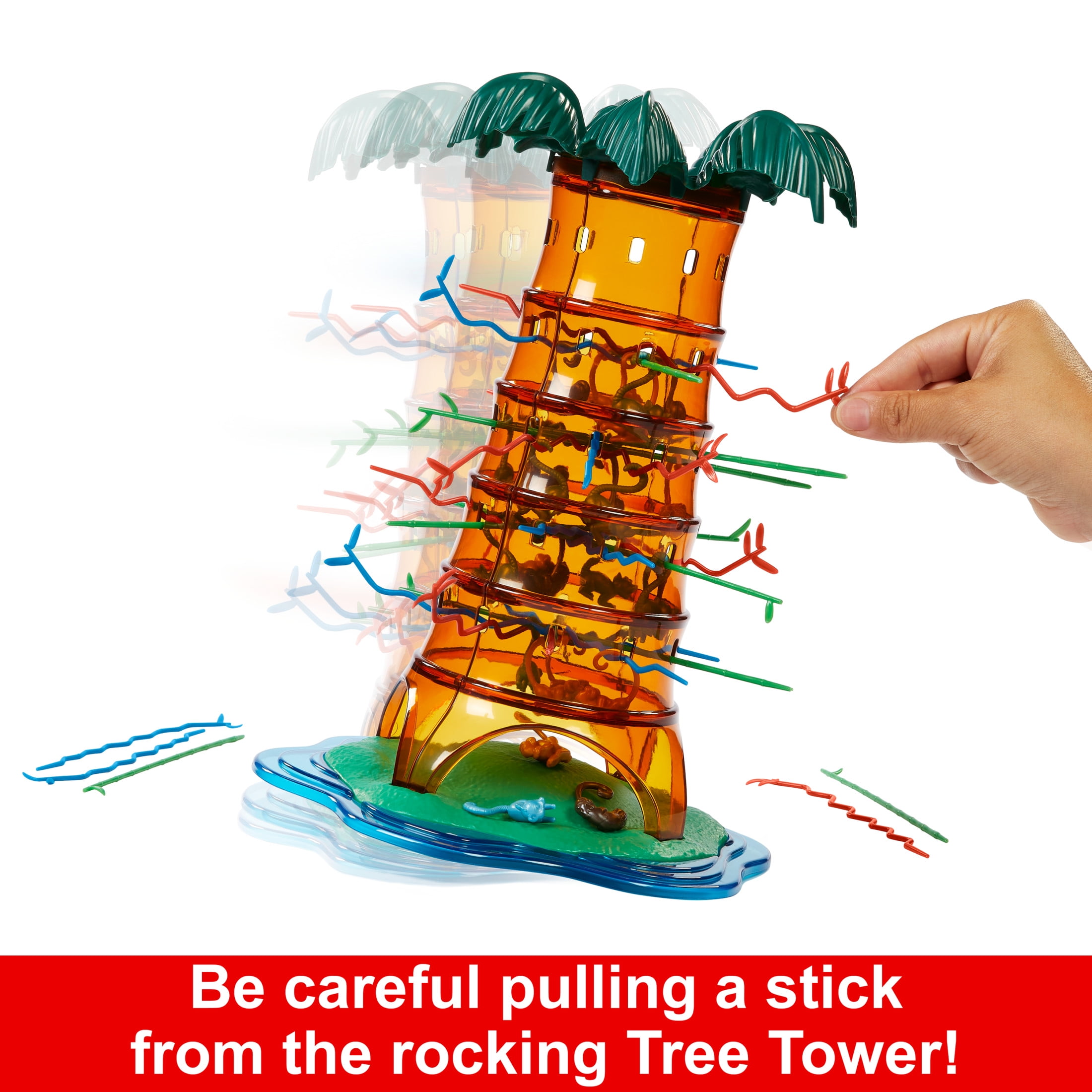 KerPlunk Rockin’ Tree Party Game for Kids, Family & Game Nights, Features Animal Pieces