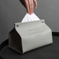 thumbnail image 3 of Abbracc Tissue Box Cover Facial Tissue Paper Box Cover for Restaurant Car Decoration Gray, 3 of 7
